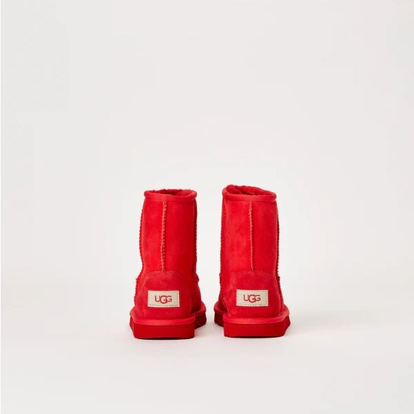 Brand New UGG Class II Boots Samba Red Big Kids - Picture 3 of 13